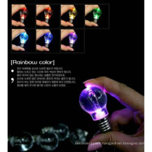 New cute noverlty LED bulb lihgt mini light key chain cell phone hanging crafts Wholesale